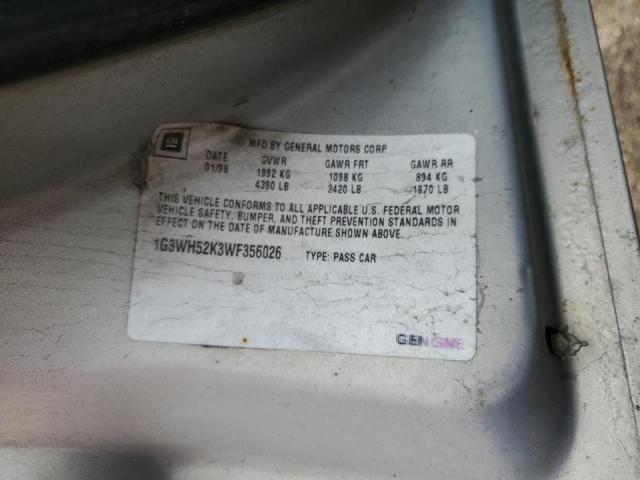 Photo 10 from auction – 1998 OLDSMOBILE INTRIGUE with VIN 1G3WH52K3WF356026