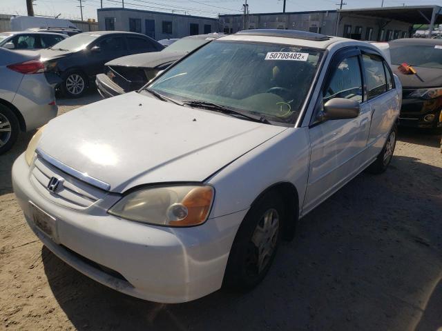 Photo 2 from auction – 2002 HONDA CIVIC EX with VIN 2HGES26722H520054