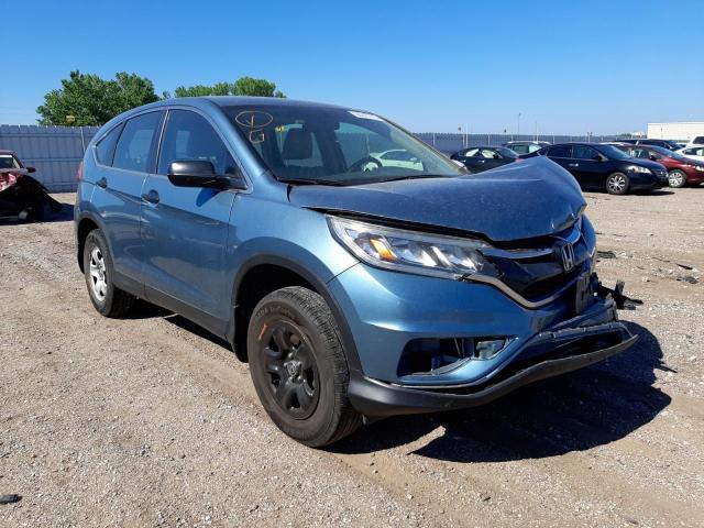 HONDA CR-V LX 2015 with VIN 2HKRM4H38FH636596 - Photo from auction