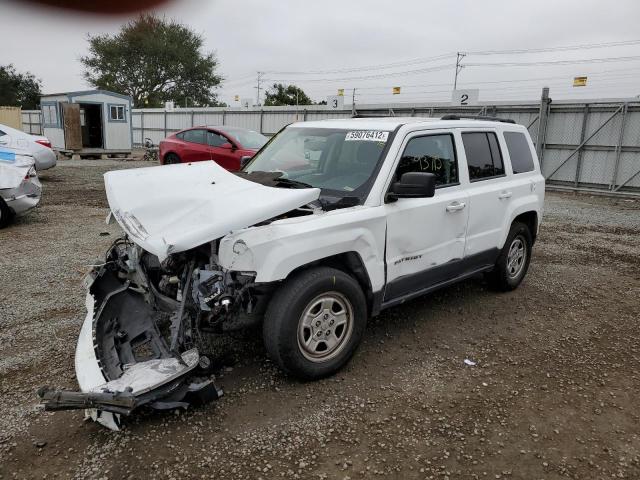 Photo 2 from auction – 2017 JEEP PATRIOT SP with VIN 1C4NJPBA3HD140792