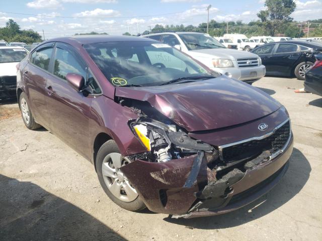 KIA FORTE LX 2018 with VIN 3KPFK4A75JE217317 - Photo from auction