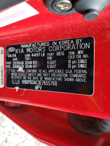 Photo 10 from auction – 2014 KIA SPORTAGE B with VIN KNDPB3AC1E7655768