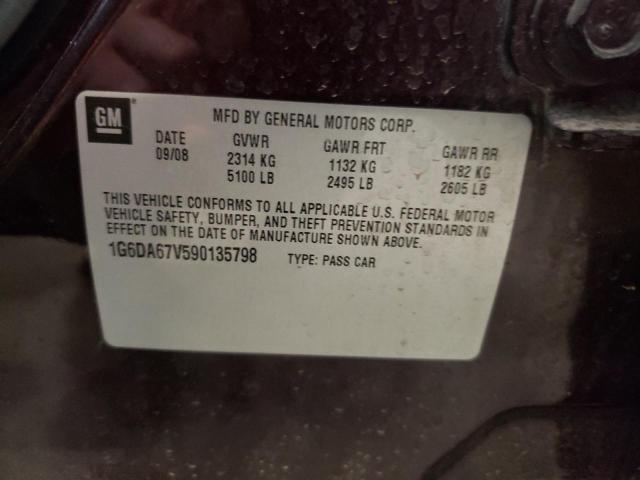 Photo 10 from auction – 2009 CADILLAC STS with VIN 1G6DA67V590135798