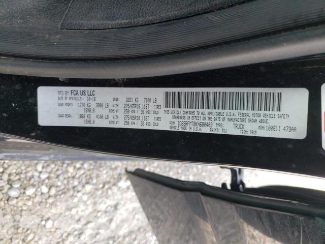 Photo 10 from auction – 2019 RAM 1500 BIG H with VIN 1C6SRFMT8KN680409