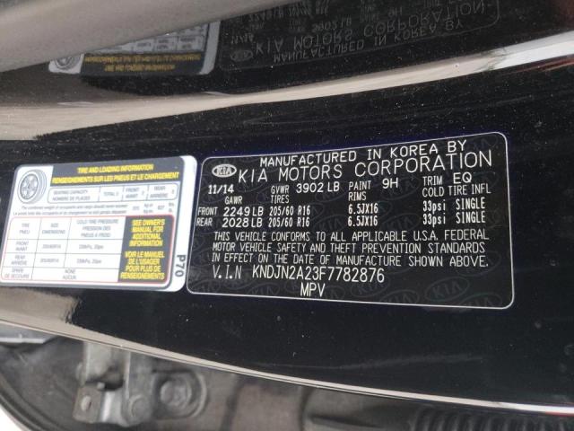 Photo 10 from auction – 2015 KIA SOUL with VIN KNDJN2A23F7782876