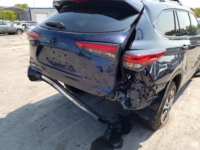 Photo 9 from auction – 2022 TOYOTA HIGHLANDER with VIN 5TDGZRAH9NS117772