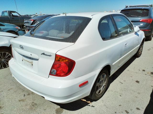 Photo 4 from auction – 2004 HYUNDAI ACCENT GL with VIN KMHCG35C24U292144