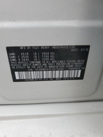 Photo 10 from auction – 2015 SUBARU LEGACY 2.5 with VIN 4S3BNBC61F3075450