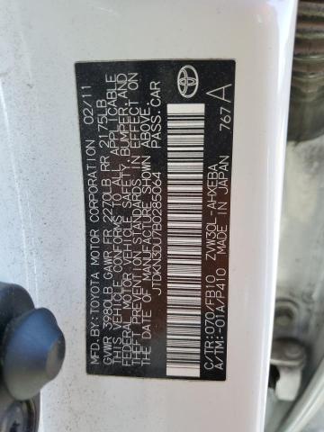 Фото 10 с аукциона – 2011 TOYOTA PRIUS с VIN JTDKN3DU7B0285064