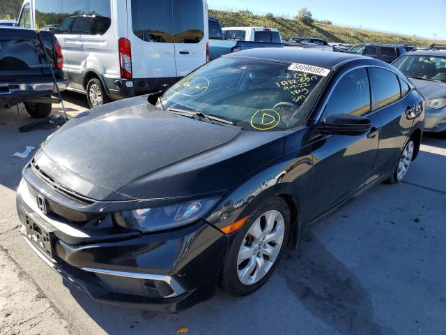 Photo 2 from auction – 2019 HONDA CIVIC LX with VIN 19XFC2F65KE000711