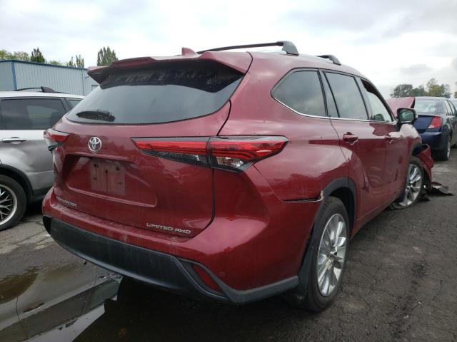 Photo 4 from auction – 2020 TOYOTA HIGHLANDER with VIN 5TDDZRBH0LS006235