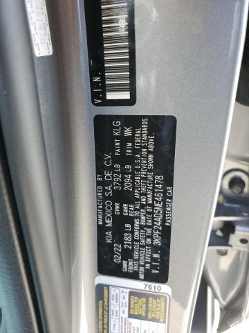 Photo 10 from auction – 2022 KIA FORTE FE with VIN 3KPF24AD5NE461478