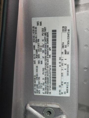 Photo 10 from auction – 2013 FORD ESCAPE SE with VIN 1FMCU0GX2DUD79212