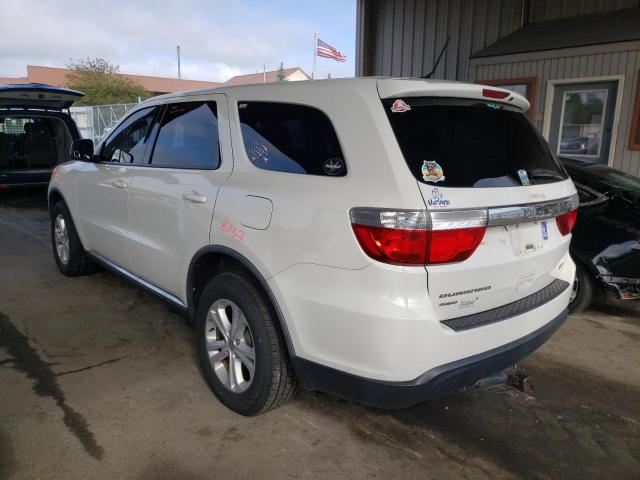 Photo 3 from auction – 2012 DODGE DURANGO SX with VIN 1C4RDJAG6CC100331