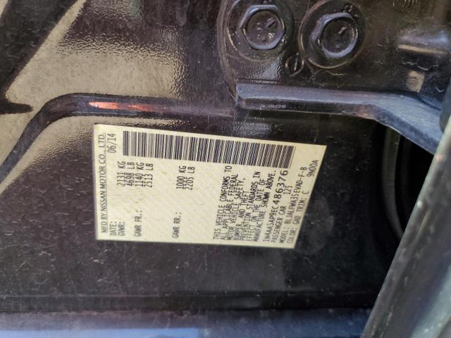 Photo 10 from auction – 2014 NISSAN MAXIMA S with VIN 1N4AA5AP9EC486376