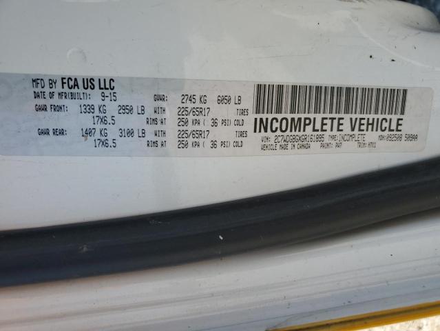 Photo 10 from auction – 2016 DODGE GRAND CARA with VIN 2C7WDGBGXGR161895