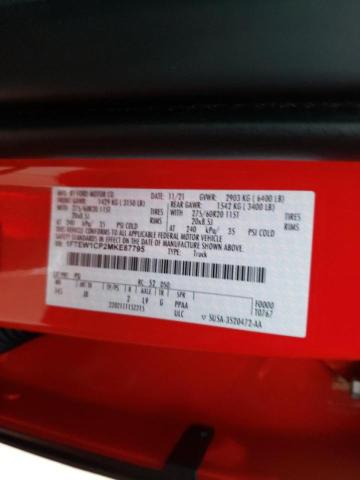 Photo 10 from auction – 2021 FORD F150 SUPER with VIN 1FTEW1CP2MKE87795