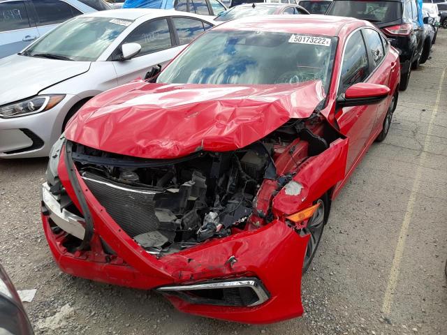 Photo 2 from auction – 2019 HONDA CIVIC LX with VIN 2HGFC2F63KH552102