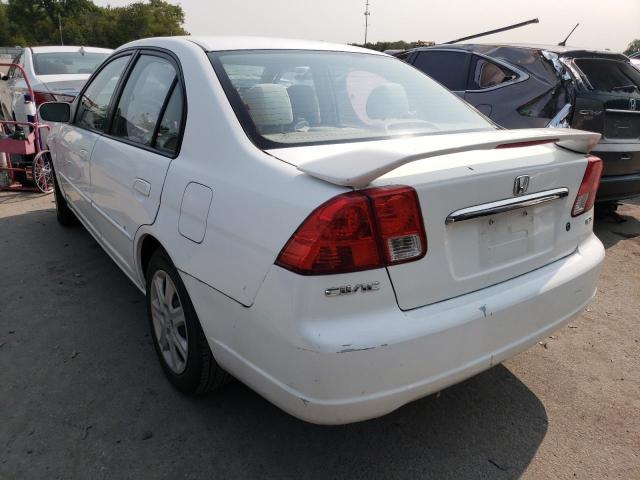 Photo 3 from auction – 2003 HONDA CIVIC EX with VIN 2HGES26783H598260