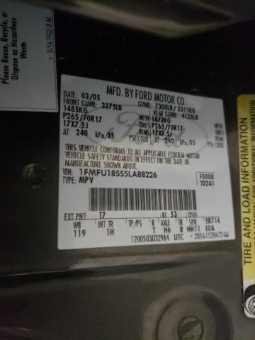 Photo 10 from auction – 2005 FORD EXPEDITION with VIN 1FMFU18555LA88226
