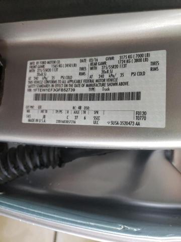 Photo 10 from auction – 2016 FORD F150 SUPER with VIN 1FTEW1EF3GFB52739