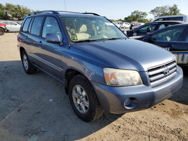 TOYOTA HIGHLANDER 2007 with VIN JTEDP21A070134027 - Photo from auction