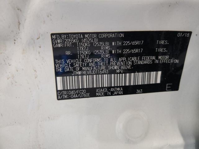 Photo 10 from auction – 2018 TOYOTA RAV4 ADVEN with VIN JTMWFREV8JD116493