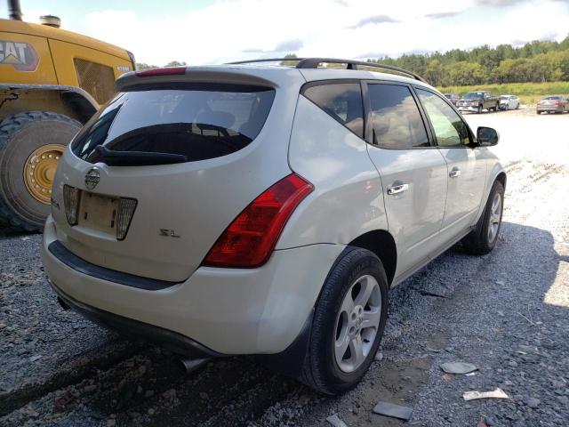 Photo 4 from auction – 2004 NISSAN MURANO SL with VIN JN8AZ08T64W219111