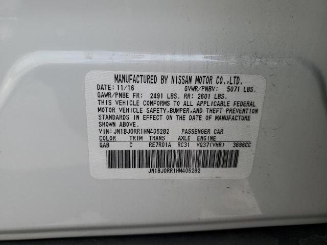 Photo 10 from auction – 2017 INFINITI QX50 with VIN JN1BJ0RR1HM405282