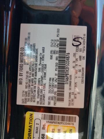 Photo 10 from auction – 2015 FORD MUSTANG with VIN 1FA6P8TH2F5334876