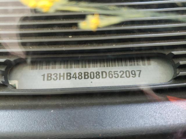 Photo 10 from auction – 2008 DODGE CALIBER SX with VIN 1B3HB48B08D652097