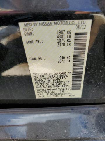 Photo 10 from auction – 2013 NISSAN ALTIMA 3.5 with VIN 1N4BL3AP6DN420616