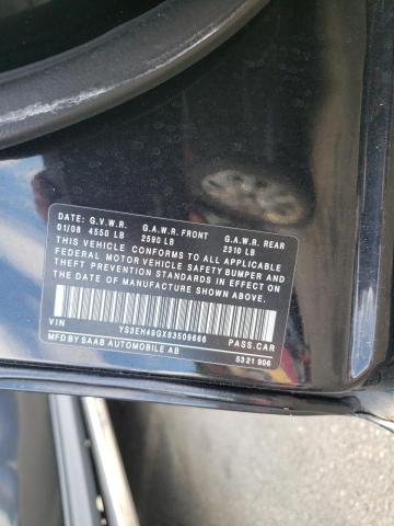 Photo 10 from auction – 2008 SAAB 9-5 AERO with VIN YS3EH49GX83509666