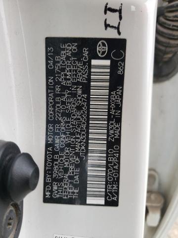 Photo 10 from auction – 2013 TOYOTA PRIUS with VIN JTDKN3DU4D5626474