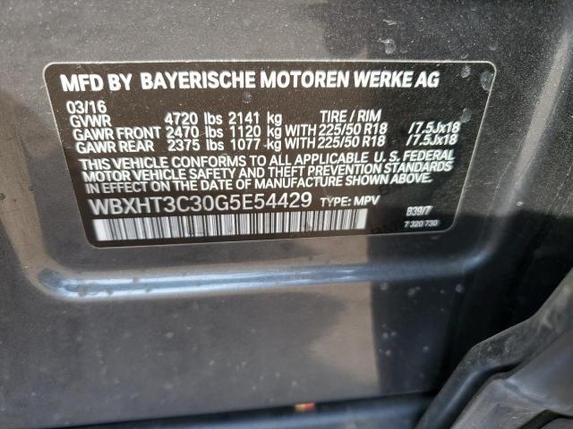 Photo 10 from auction – 2016 BMW X1 XDRIVE2 with VIN WBXHT3C30G5E54429