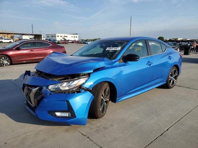 Photo 2 from auction – 2021 NISSAN SENTRA SR with VIN 3N1AB8DV2MY219320