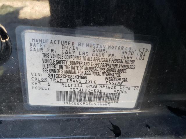 Photo 9 from auction – 2014 NISSAN VERSA NOTE with VIN 3N1CE2CPXEL431669