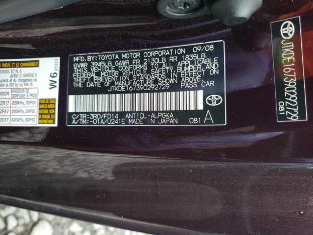Photo 10 from auction – 2009 TOYOTA SCION TC with VIN JTKDE167390292729