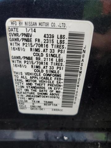 Photo 10 from auction – 2014 NISSAN ROGUE SELE with VIN JN8AS5MT0EW100978