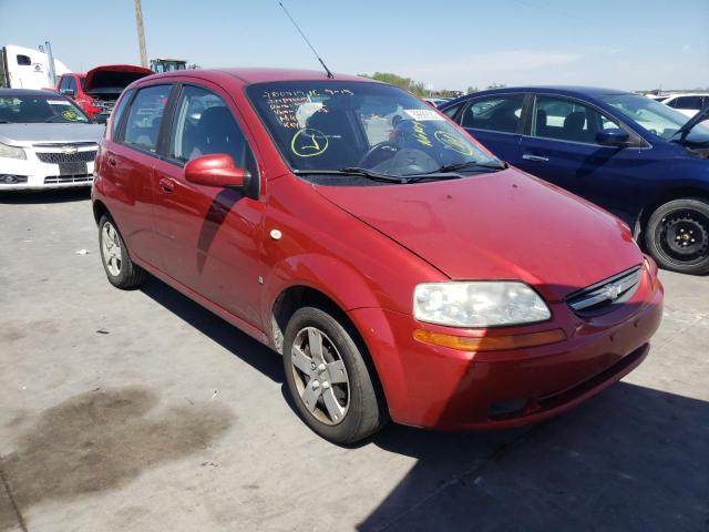 CHEVROLET AVEO BASE 2007 with VIN KL1TD66647B780719 - Photo from auction