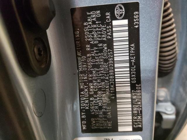 صورة رقم 10 من المزاد - 2011 TOYOTA AVALON BAS مع VIN 4T1BK3DB9BU396257