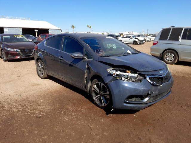 KIA FORTE EX 2014 with VIN KNAFZ4A84E5208238 - Photo from auction