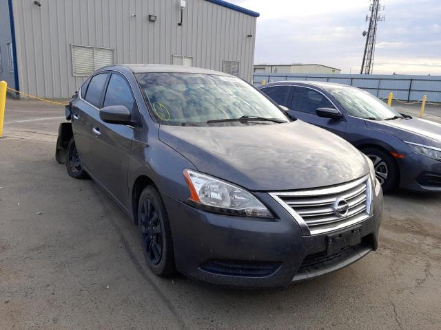 NISSAN SENTRA S 2015 with VIN 3N1AB7APXFL646440 - Photo from auction