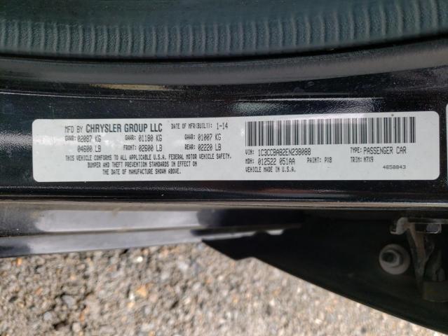Photo 10 from auction – 2014 CHRYSLER 200 LX with VIN 1C3CCBAB2EN238088