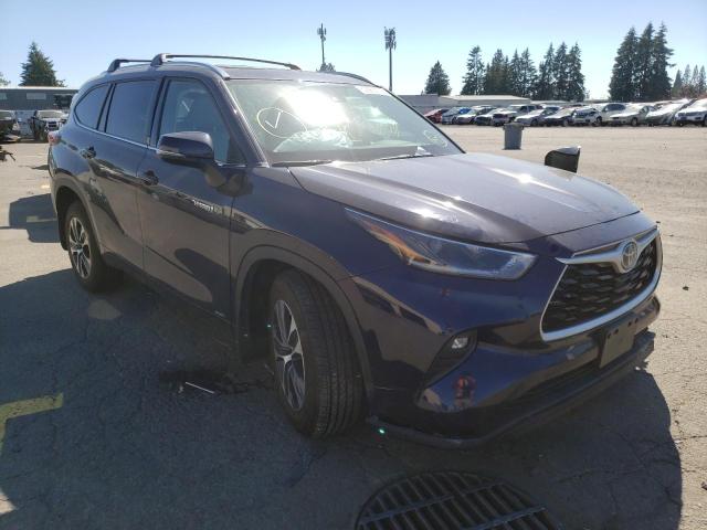 TOYOTA HIGHLANDER 2021 مع رقم تعريف المركبة 5TDGBRCH0MS065996 - صورة من المزاد