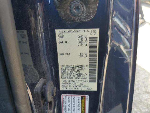 Photo 10 from auction – 2010 NISSAN ALTIMA SR with VIN 1N4BL2EP3AC127297