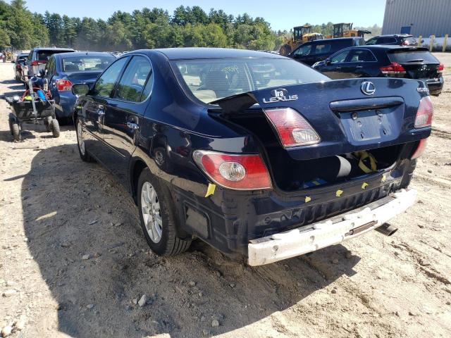 Photo 3 from auction – 2003 LEXUS ES 300 with VIN JTHBF30G830139284