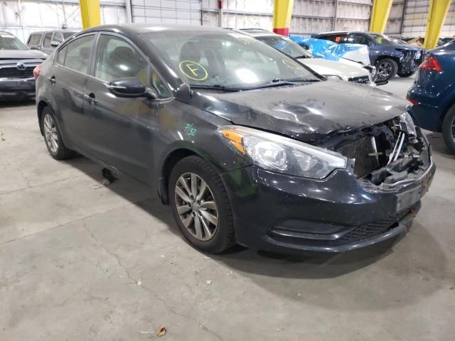 KIA FORTE LX 2014 with VIN KNAFX4A64E5075405 - Photo from auction