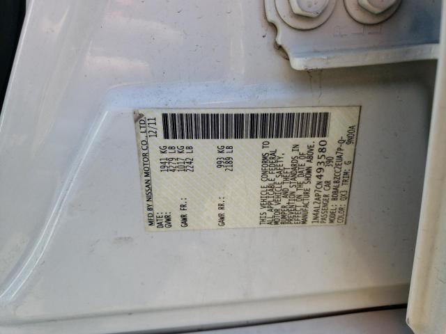 Photo 10 from auction – 2012 NISSAN ALTIMA BAS with VIN 1N4AL2AP7CN493580