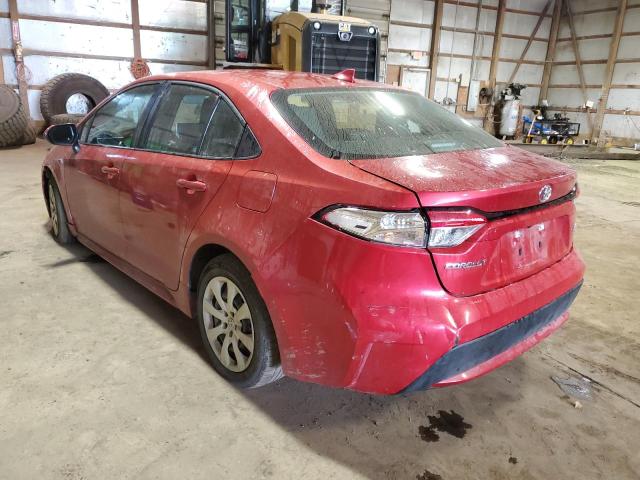 Photo 3 from auction – 2021 TOYOTA COROLLA LE with VIN 5YFEPMAE3MP164955